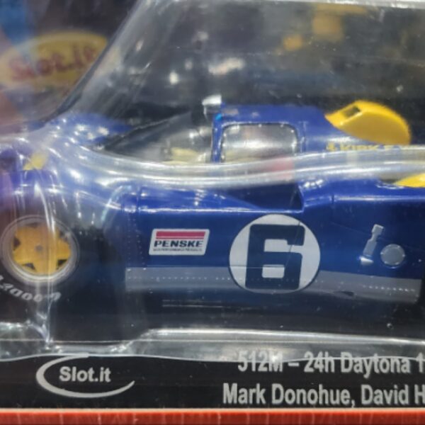 Slot It Ferrari 512M 24 hour Daytona Blue and Yellow Sunoco