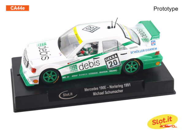Slot.it SICA44E Mercedes 190E - MIchael Schumacker Norisring 1991