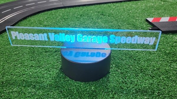 Customized LED Track light Trophy or Personalised Acrylic Lighted Base