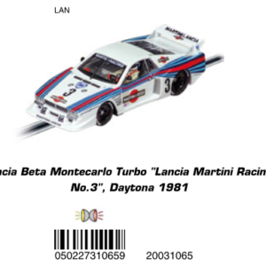 Carrera Lancia Beta Monte Carlo Turbo Lancia Martini Racing