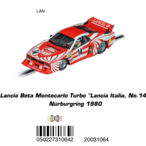 Carrera Lancia Beta Monte Carlo Turbo Lancia Italia #14