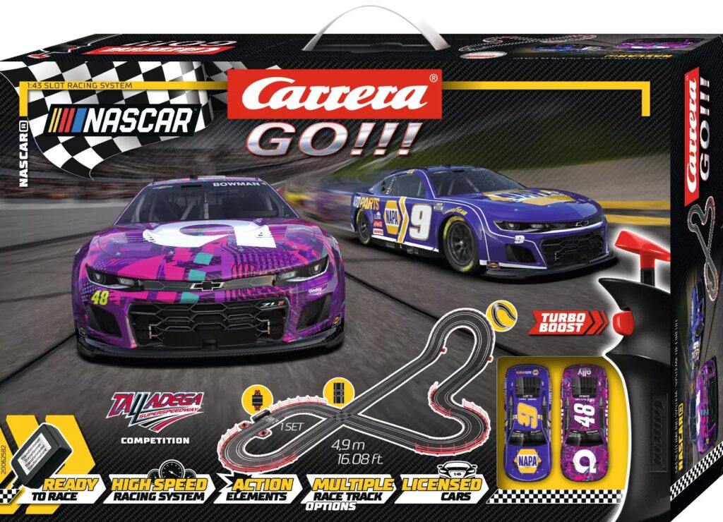 Carrera Go 1/43 Analog NASCAR Talladega Competition SET