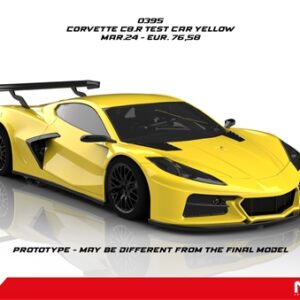 NSR Corvette C8.R Test Car Yellow