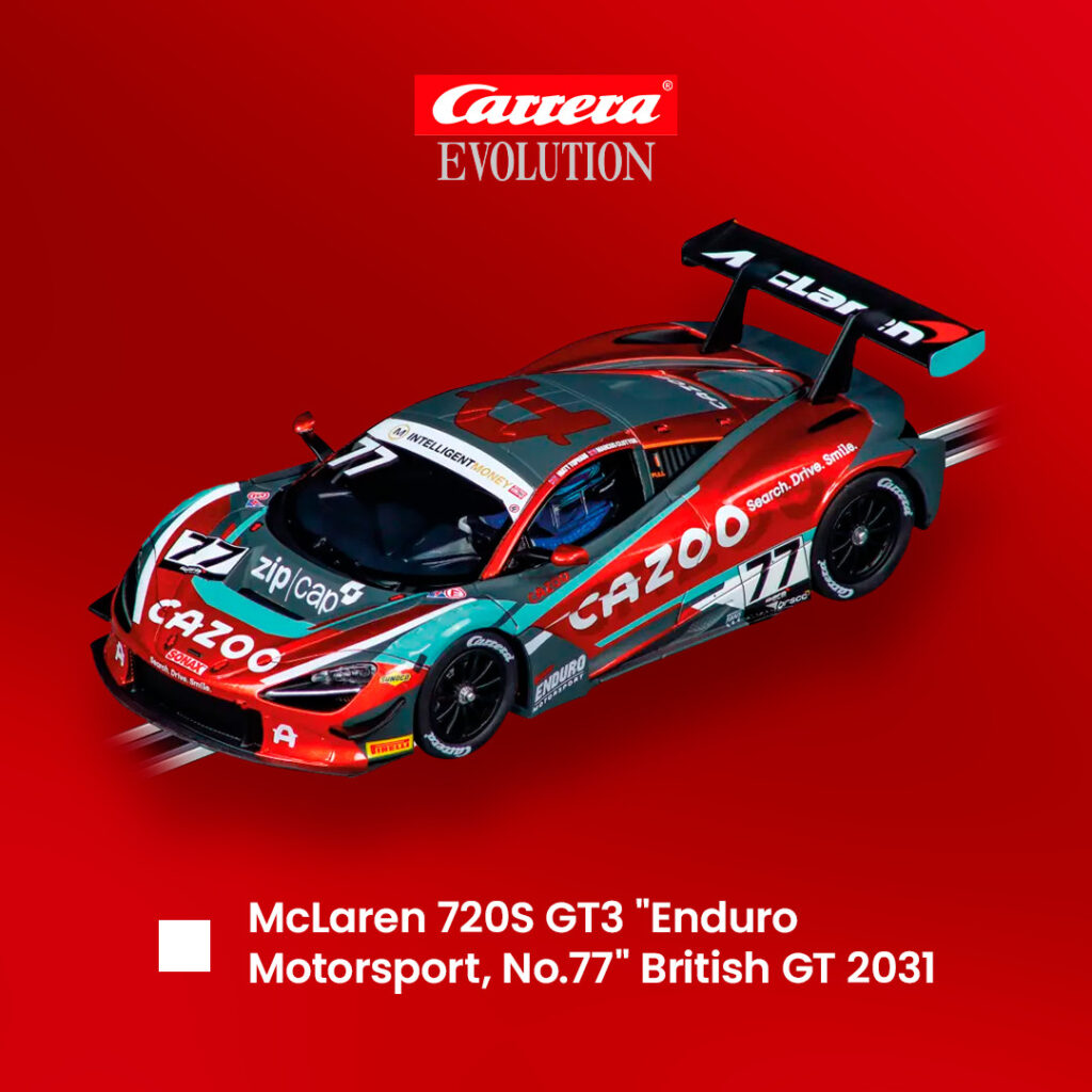 Carrera Evolution McLaren 720S Enduro motorsport #77 GT3