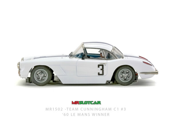 "NEW" MR Slotcar MR1502 - Team Cunningham C1 #3 - ’60 Le Mans Winner - New Metal Chassis - Image 3