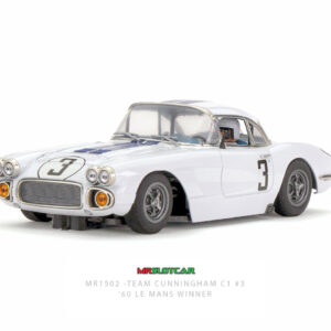 "NEW" MR Slotcar MR1502 - Team Cunningham C1 #3 - ’60 Le Mans Winner - New Metal Chassis