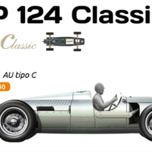 SCALEAUTO 1/24 Classic GP124 AU tipo C (Chasis D6)