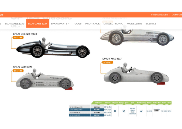 SCALEAUTO 1/24 Classic GP124 AU tipo C (Chasis D6) - Image 4