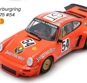 PREORDER SCALEAUTO SC-6122R Porsche 911 RSR 3.0 Jagermeister Nurburgring 1975 #54 - R Version
