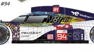 PREORDER SCALEAUTO SC-6376 P-9x8 LMH 24h lemans 2023 #94 - Pro Anglewinder RT4 Version