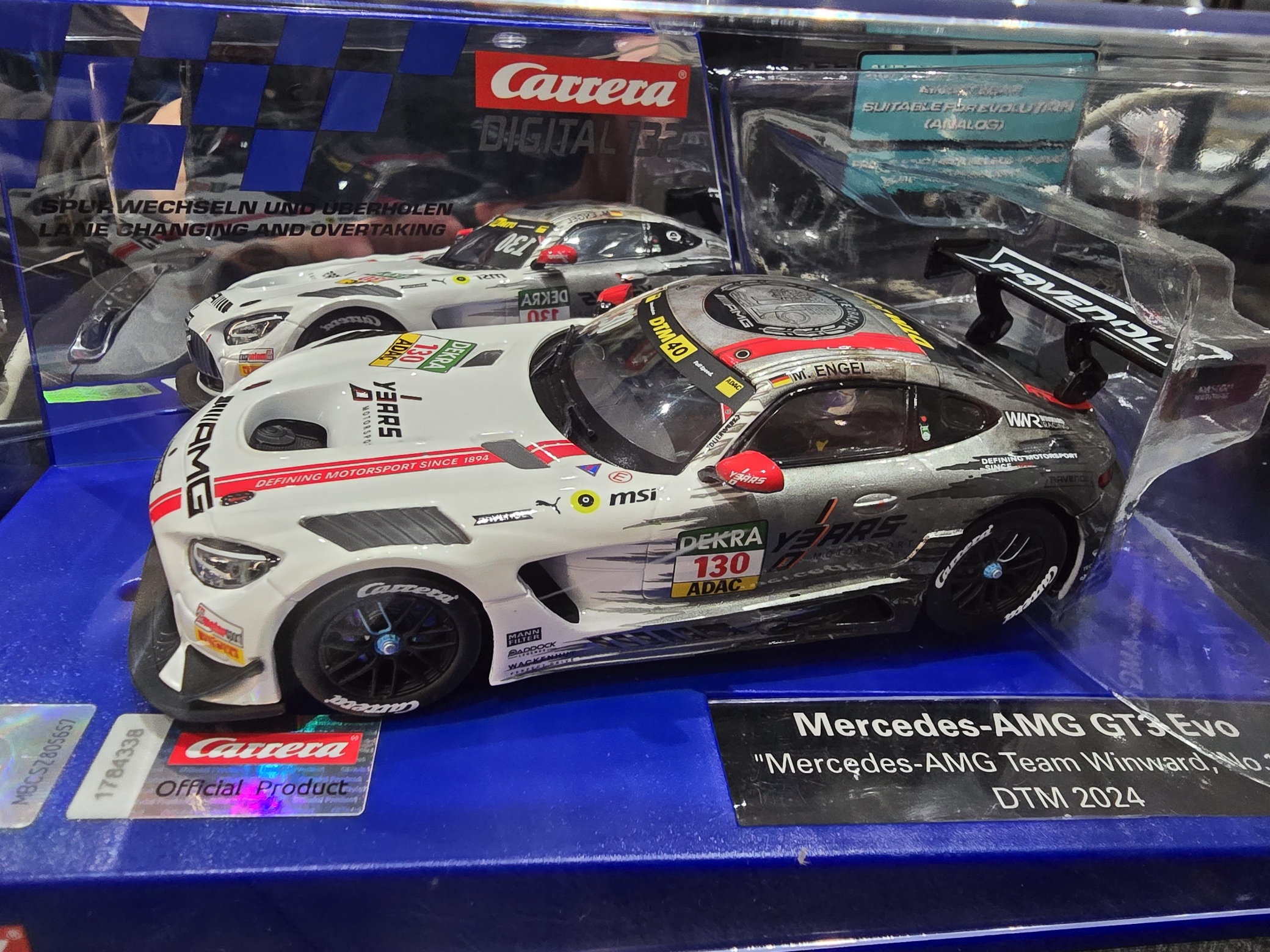 Carrera Digital 1/32 32061 Mercedes-AMG GT3 Evo "Mercedes-AMG Team Winward, No.130" DTM 2024 - Image 2